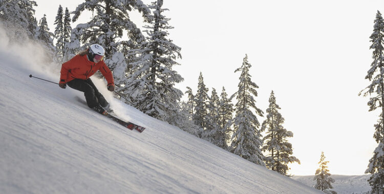 Njut av skidåkning i Vemdalen i helgen.