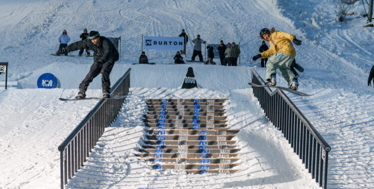 Snowboardfest i Hammarbybacken.