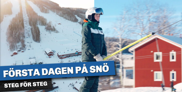 Första dagen på snö.