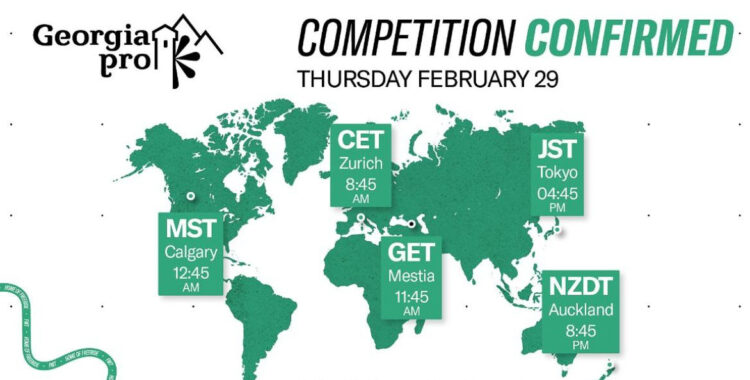 FWT tävlingen i Georgien är confirmed för imorgon!