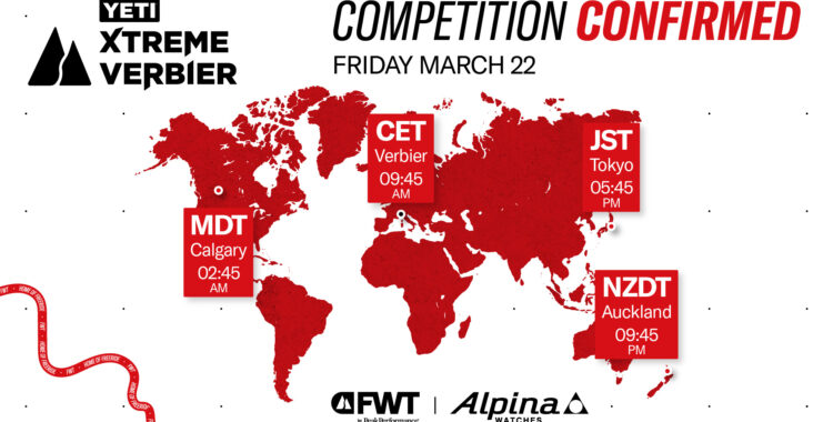 Sista finaltävlingen Xtreme Verbier kommer att köras imorgon!