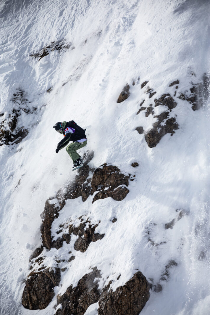 Erin Sauve under sitt vinnande åk.