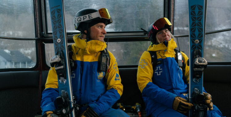 Åre skidpatrull kör Extrem i vinter.