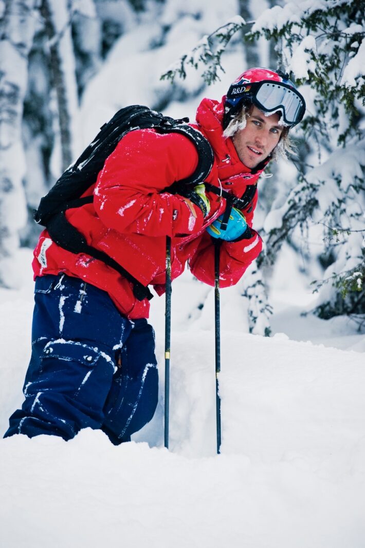 Friåkaren Henrik Windstedt på plats i Åre.