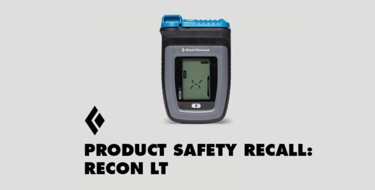 Black Diamond återkallar transceiver.