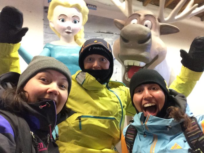 Härlig stämning främjar bättre skidåkning