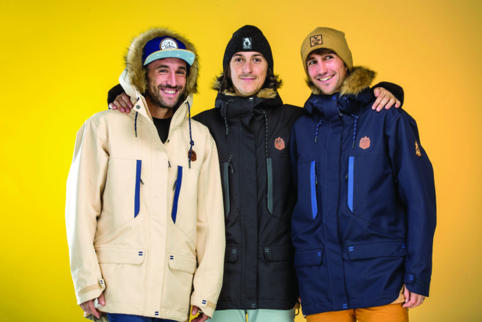 Julien, Jérémy and Vincent. Picture Organic Clothings grundare