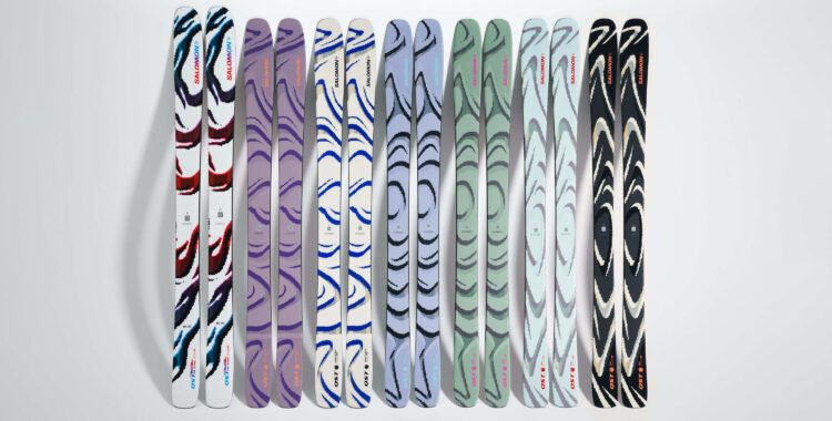 QST-serien från Salomon i sin fulla prakt inför vintern 2025-2026.