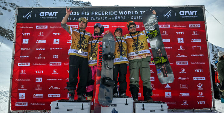 Segrarna av Freeride world tour 2025.