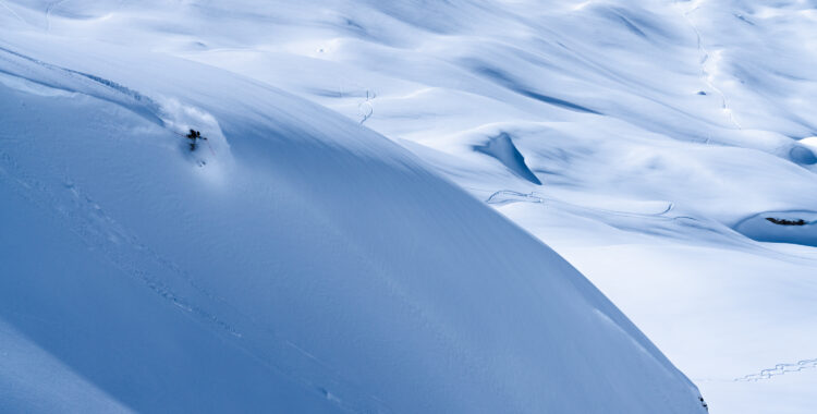 Andreas Lundstam njuter av tystnaden och ensamheten.