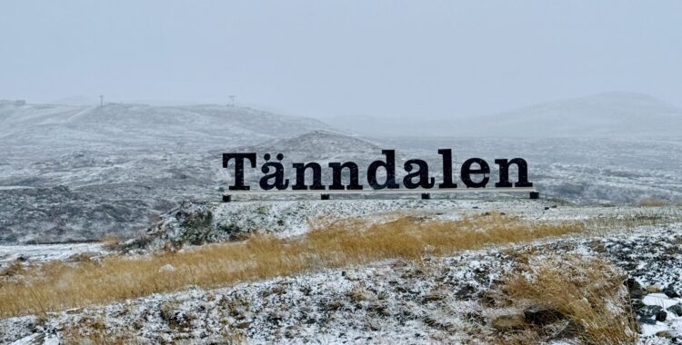 Nysnö i Tänndalen.