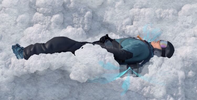 Andas under snön med Safeback SBX.