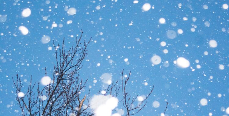 En meter snö påväg mot Italien.