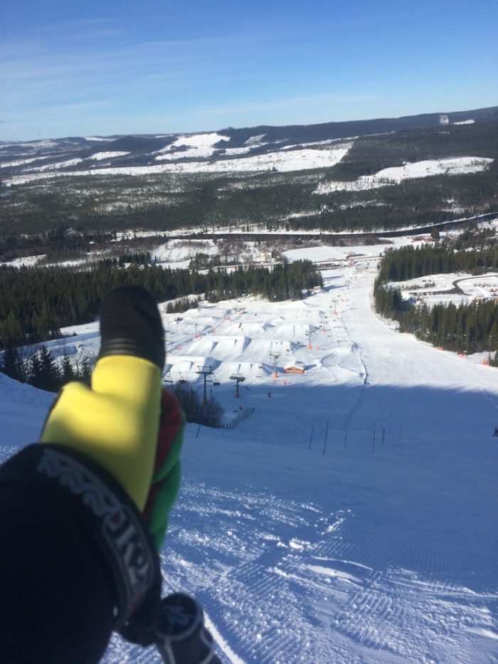 Jim Johansson övervakar parken