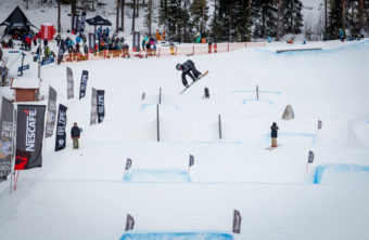 Sven påväg mot trippeln