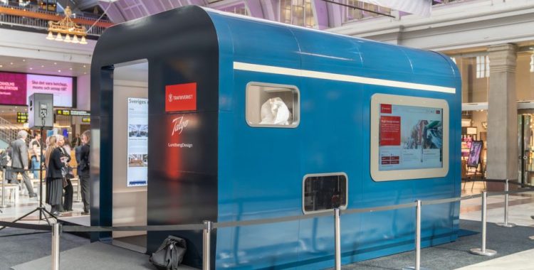 Nya singelkupéerna på display i Stockholm C.