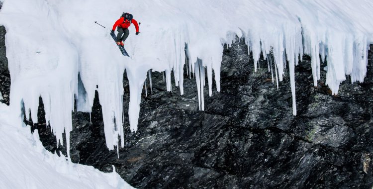 Sigge Magnusson droppar isfallet.