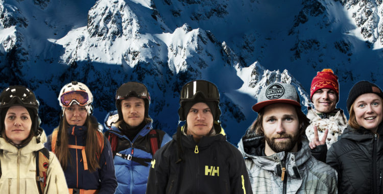 Gänget som reppar blågult i FWT 2016.