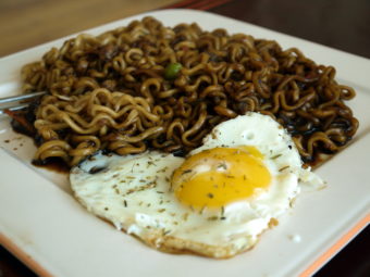 Nudlar - Gott men inte optimalt