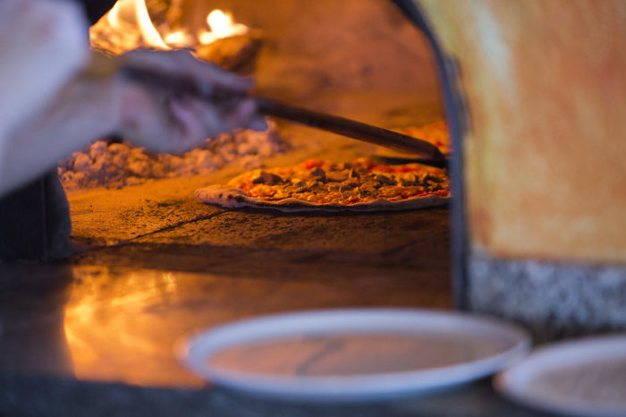 Pizzan är god men lite dyrare i St Moritz