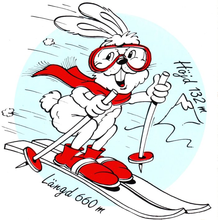 Ville. Maskot i Vångabacken – ”Skånes närsta alp!”