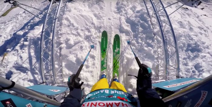 Reine Barkered på starten i Chamonix
