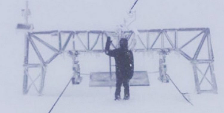 OBS. Bilden är ifrån snökaoset i juni