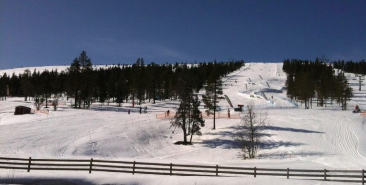 Lavin drog med pojke i Tandådalen