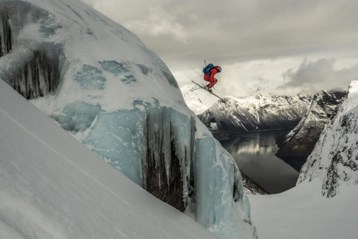 Sverre Liliequist skickar ett isfall modell större