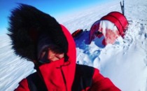 Johanna Davidsson är halvvägs till Sydpolen