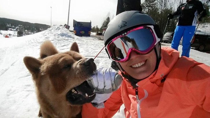 Lite bus med vovven i pausen ;).