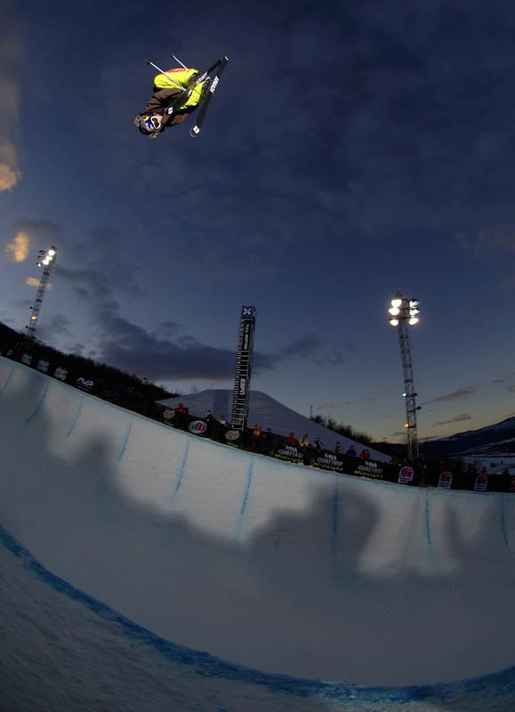 Tanner Hall åker halvrör under Winter X-
Games,. Foto: Mattias Fredriksson. Åkare: Tanner Hall.
