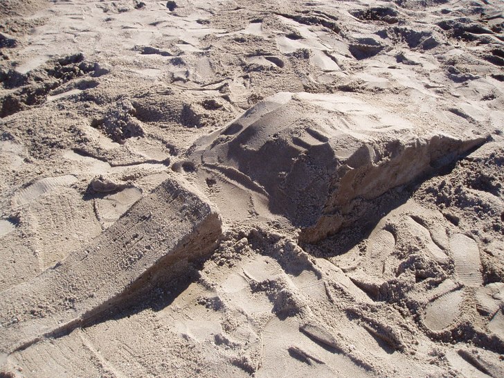 mit skid hopp i sand.