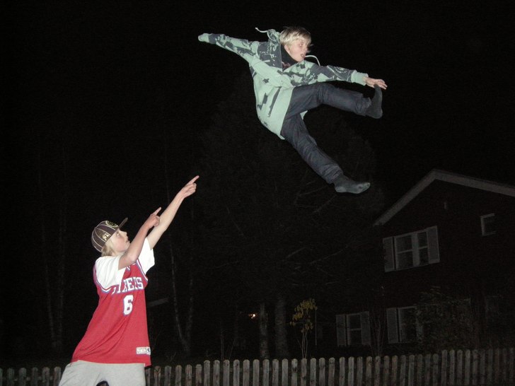 en fiin onsdags kväll. Foto: Filip bergman. Åkare: Hampus Fredman.