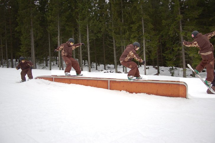 ännu en ihopklippt rail =). Foto: Daniel Eriksson. Åkare: Mattias.