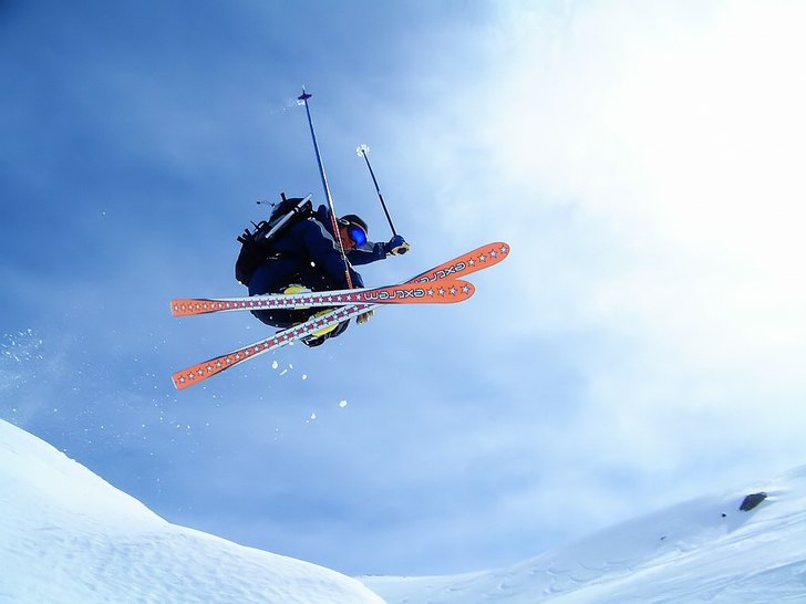 Sam luftar sina extrembelag.... Foto: Markus Ottosson. Åkare: Sam Alinski.