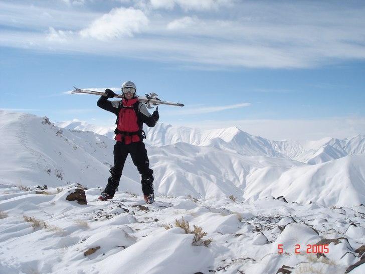 Bergstopp i Dizin.. Foto: Ronny. Åkare: Fabian Qvist.
