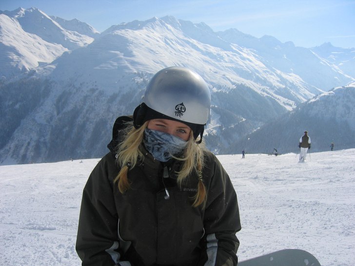 St Anton för längesen - en tradition v.7. Åkare: Tove.