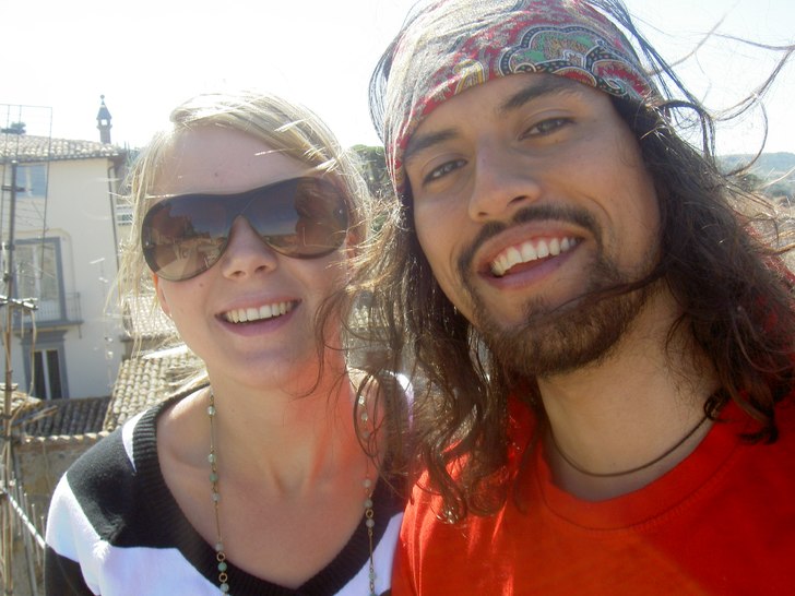 Jag och min pingla på smekmånad.... Foto: Alfredo al Pomodoro. Åkare: Elina och Jag.