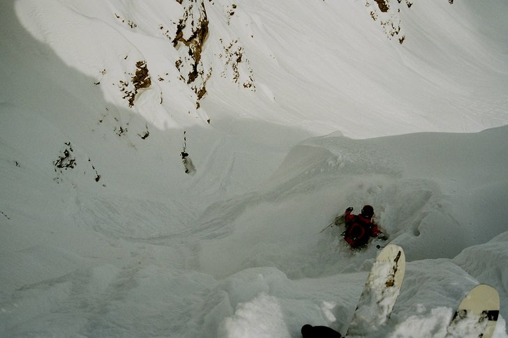 ca 92graders lutning.. Foto: Martin Libeck. Åkare: Daniel Smith.