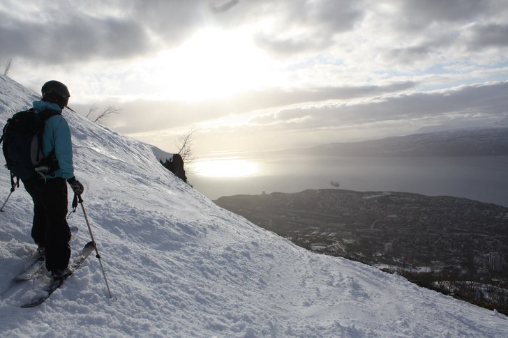 kollar utsikten :-). Foto: joakim. Åkare: Åsa Björknert.