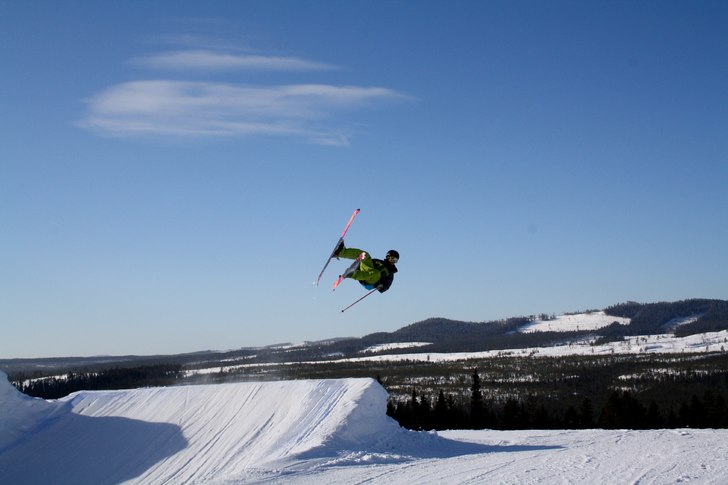 solig dag i kläppen. Foto: Karin Jonsson. Åkare: Gustav Kindgren.
