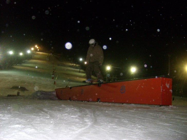 första åkdagen . Foto: simon.