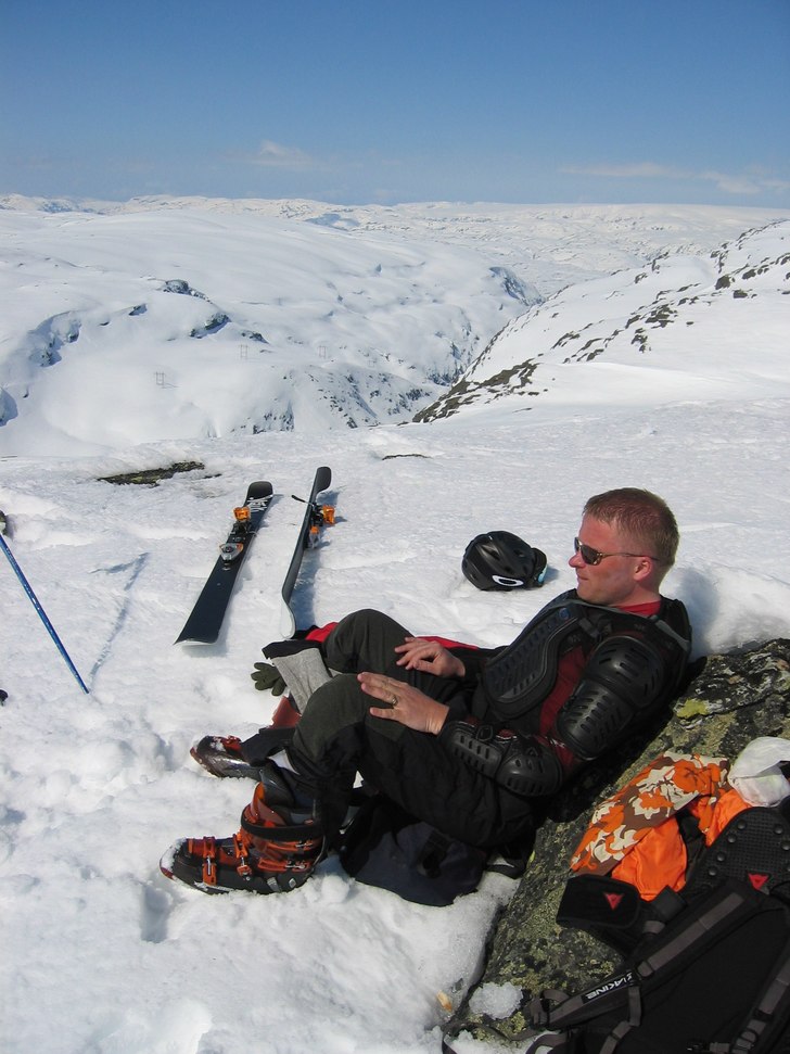 Topptur etter kvalik RFC 2005. Foto: Simen. Åkare: Steep.