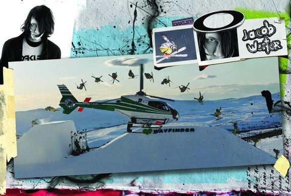 min signing poster för Oakley 08/09. Foto: ben zucker, matt murray. Åkare: jacob wester.