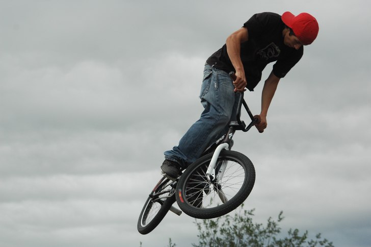 En fin liten 360 :D. Foto: Magnus Dagbro. Åkare: Joakim Nilsson (jag).