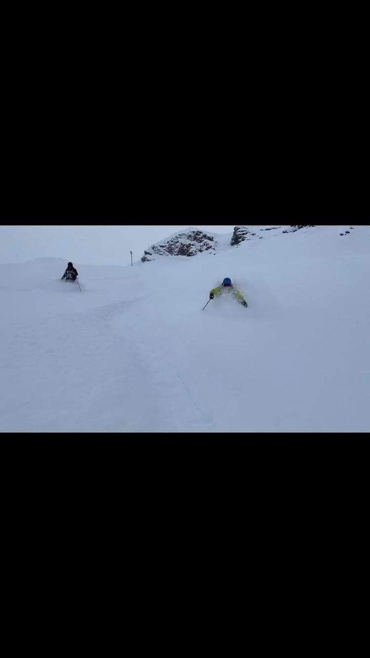 70 cm över natten......