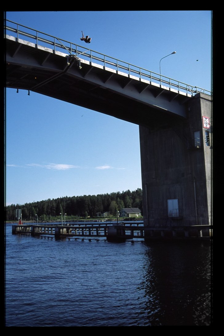 En vacker dag pa bakfyllan under festivalen 
PDOL. Foto: Markus alatalo. Åkare: Niklas Karlstrom.