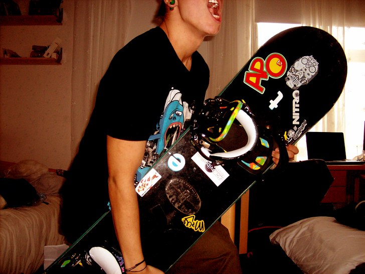 Visar lite hud och mina nya bindningar .D. Foto: Robin Granström/käll. Åkare: Robin granström/käll.