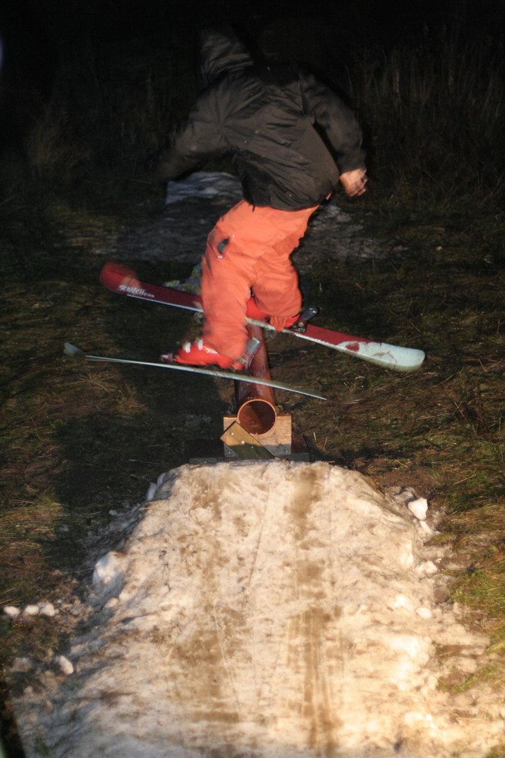 rail session. Foto: Kristoffer Karlsson. Åkare: Philip Broberg.